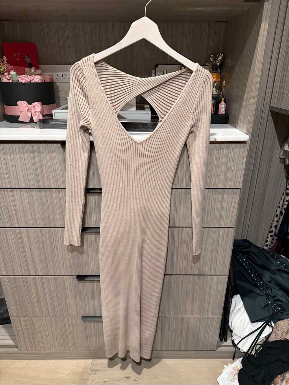Guess Eco Luna Backless sweater dress